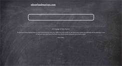 Desktop Screenshot of edownloadmusicas.com